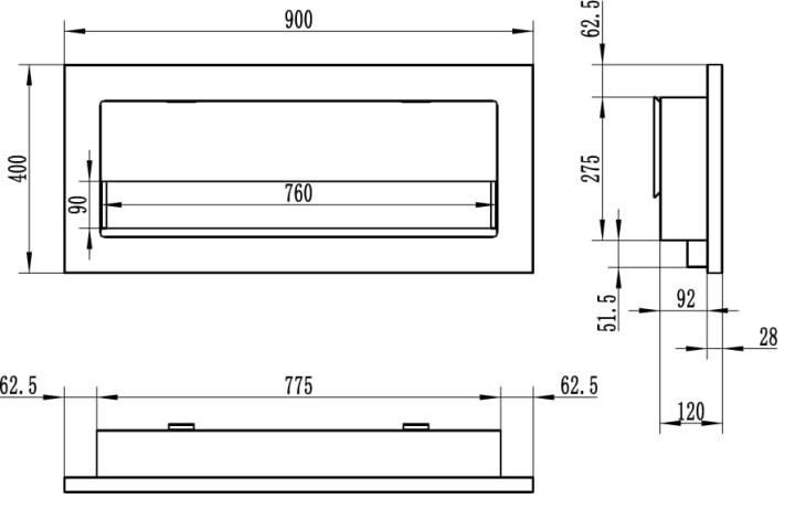 1200-Biokominek 900x400 SLIM biały mat z szybą LIVORNOBIANCO wymiary.jpg